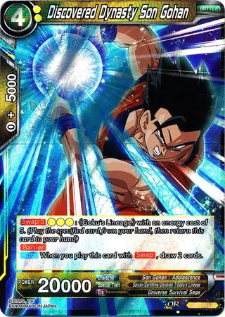 Dinastía descubierta Son Gohan (BT4-083) [Guerra colosal] 