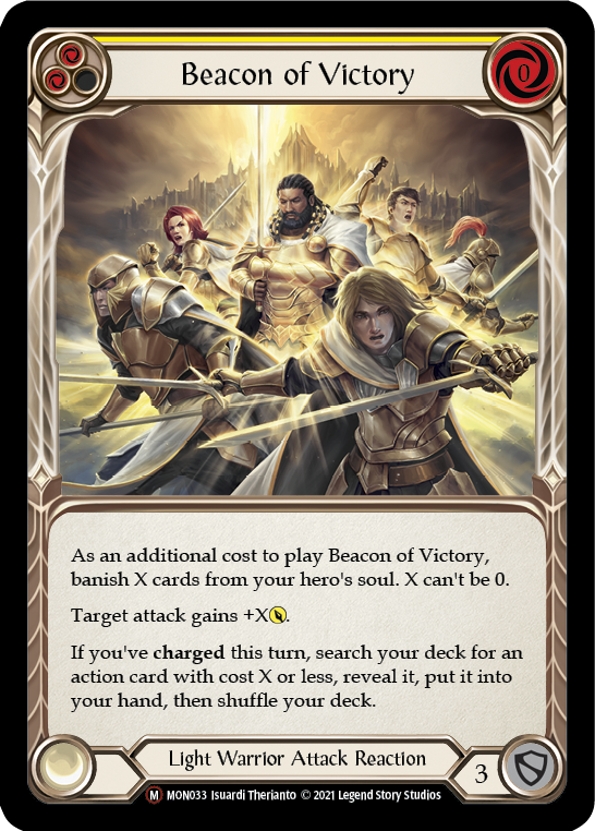 Beacon of Victory [U-MON033-RF] (Monarch Unlimited) Lámina arcoíris ilimitada 