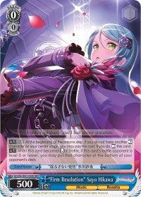 "Firm Resolution" Sayo Hikawa (BD/EN-W03-090R RRR) [BanG Dream! Girls Band Party! MULTI LIVE] - Blue Jay's Cauldron