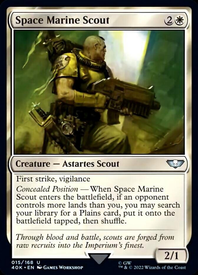 Explorador de los Marines Espaciales (Surge Foil) [Warhammer 40,000] 