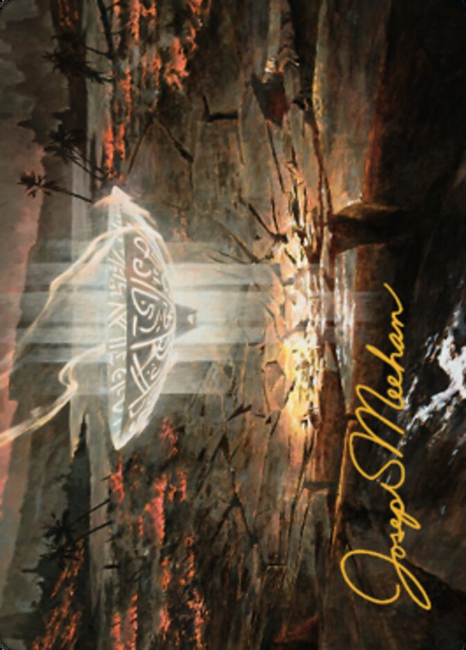 Tarjeta de arte Sylex de Urza (firma estampada en oro) [Serie de arte de guerra de los hermanos] 