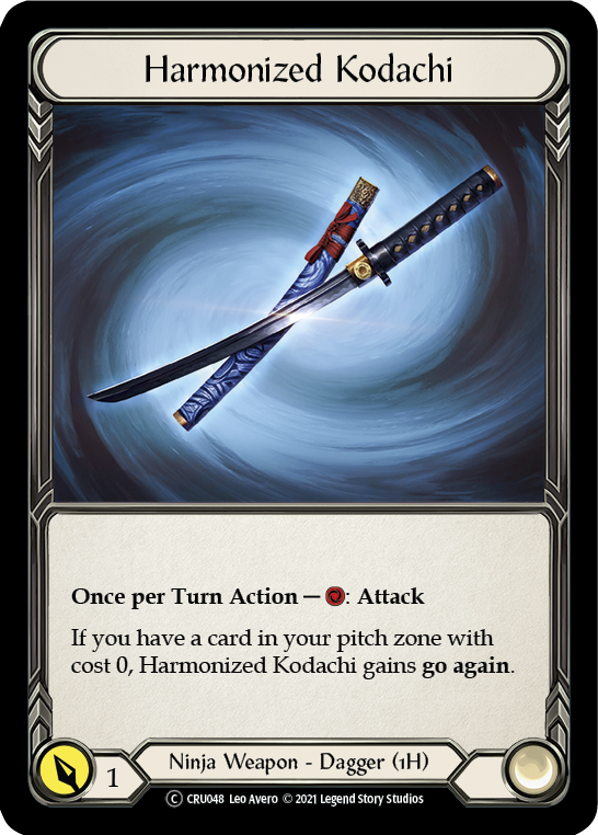 Kodachi armonizado [U-CRU048] (Crucible of War Unlimited) Ilimitado Normal 