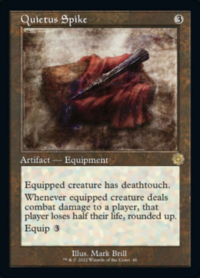 Quietus Spike (Retro) [Artefactos retro de la guerra de los hermanos] 