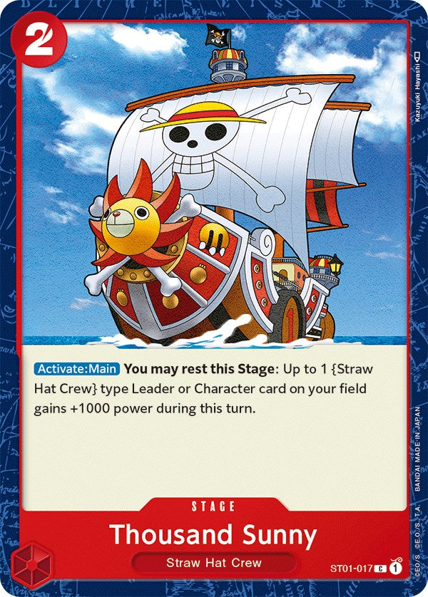 Thousand Sunny [Cubierta inicial: Equipo de Sombrero de Paja] 