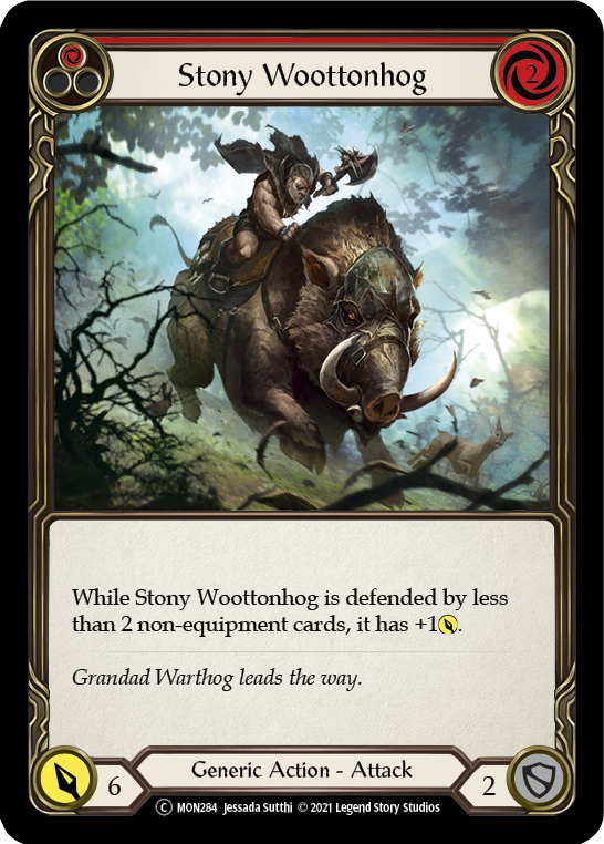 Stony Woottonhog (Rojo) [U-MON284] (Monarch Unlimited) Ilimitado Normal 