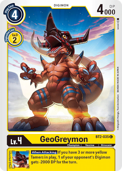 GeoGreymon [BT2-035] [Lanzamiento de refuerzo especial Ver.1.5] 
