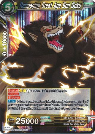 Gran Simio devastador Son Goku (BT3-089) [Mundos cruzados] 