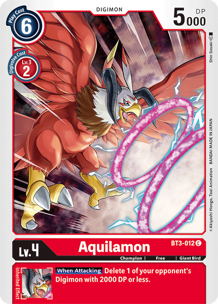Aquilamon [BT3-012] [Lanzamiento de refuerzo especial Ver.1.5] 