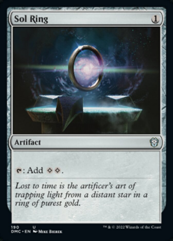 Anillo Sol [Comandante Unido de Dominaria] 