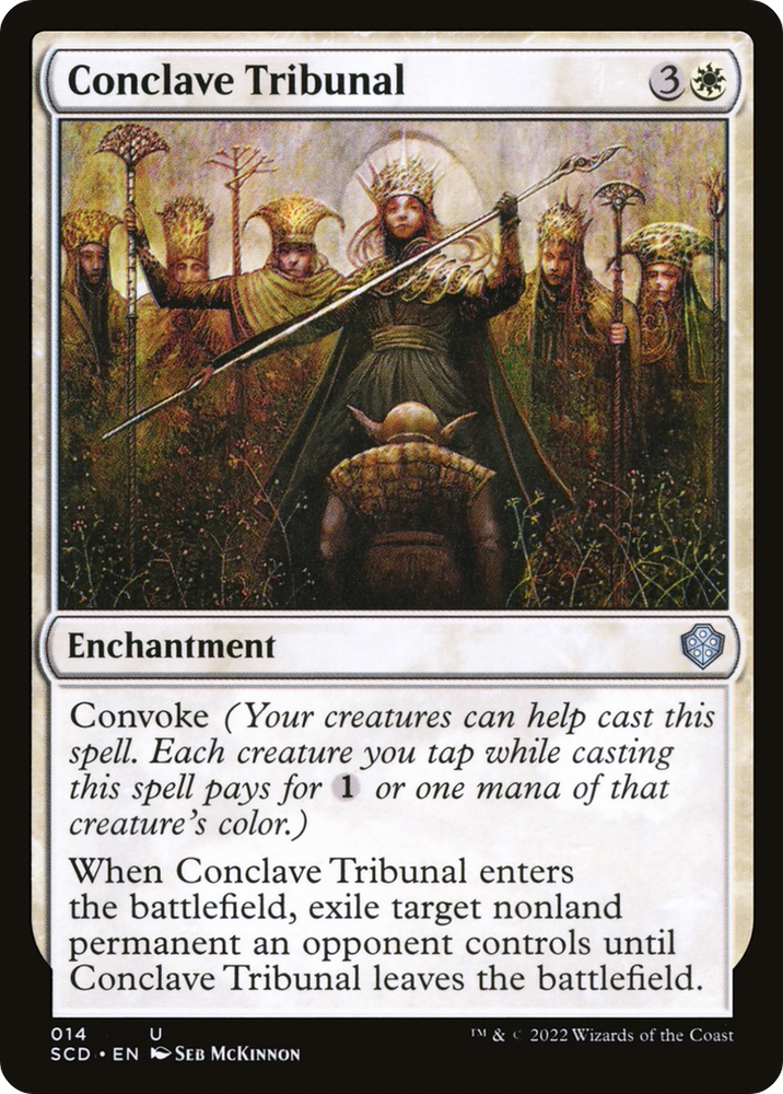 Tribunal del Cónclave [Mazos Starter Commander] 