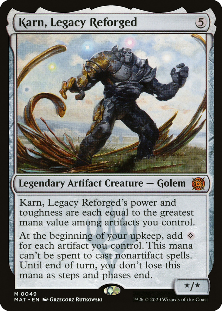 Karn, Legacy Reforged [La marcha de la máquina: Las consecuencias] 