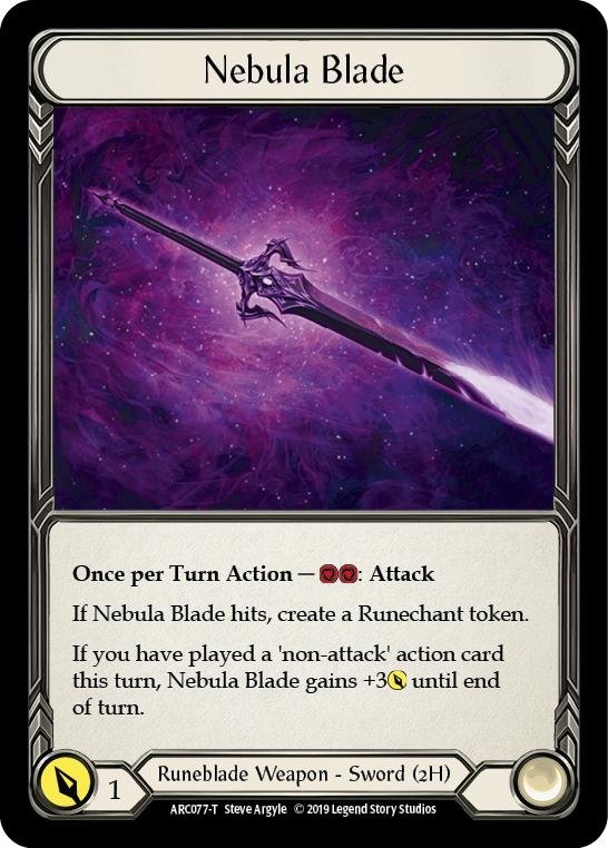 Runechant // Nebula Blade [ARC112-T // ARC077-T] (Arcane Rising) 1.ª edición Normal 