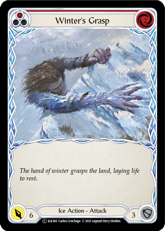 Winter's Grasp (Rojo) [U-ELE160] (Tales of Aria Unlimited) Lámina arcoíris ilimitada 