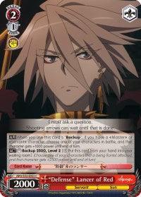 "Defense" Lancer of Red (APO/S53-E053 C) [Fate/Apocrypha] - Blue Jay's Cauldron