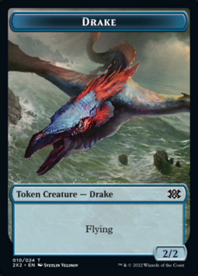 Drake // Soldado Ficha de doble cara [Fichas Double Masters 2022] 