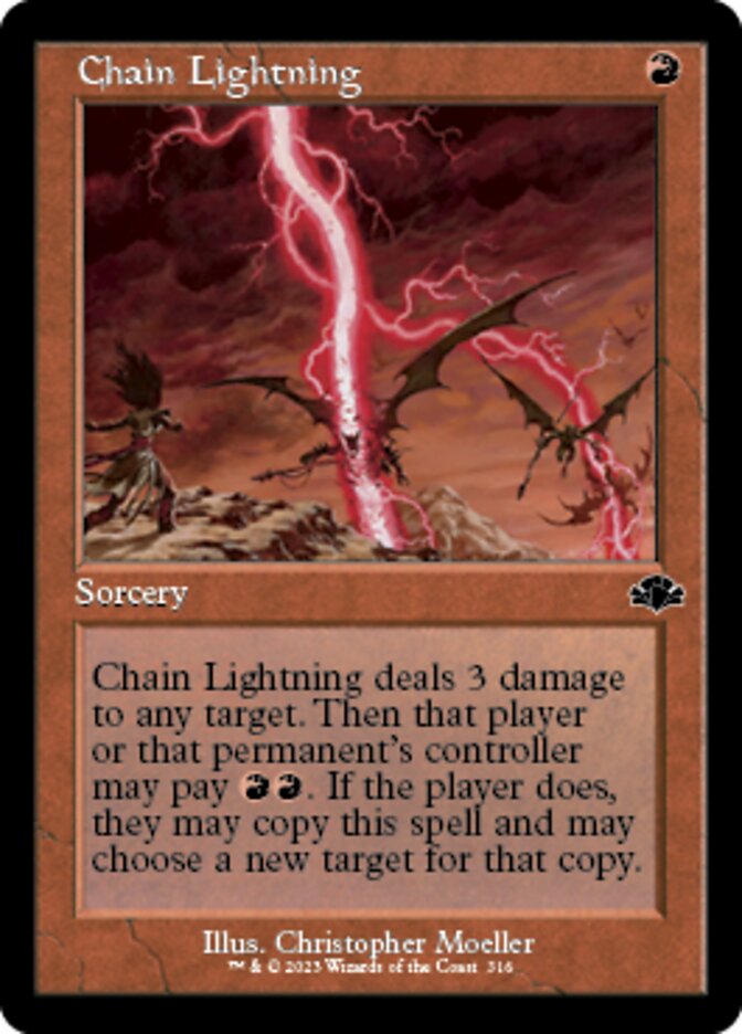 Cadena de relámpagos (Retro) [Dominaria Remastered] 