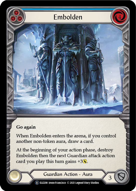 Embolden (Azul) [U-ELE208] (Tales of Aria Unlimited) Lámina arcoíris ilimitada 