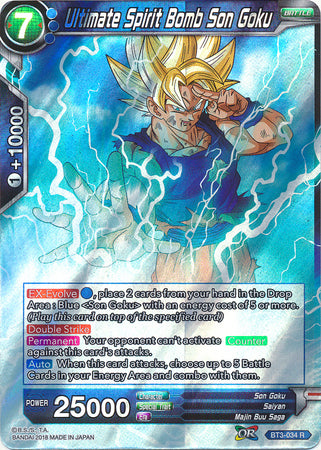Ultimate Spirit Bomb Son Goku (BT3-034) [Mundos cruzados] 