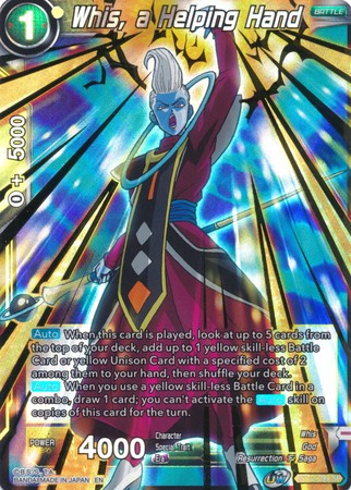Whis, una mano amiga (BT12-099) [Rejuvenecimiento vicioso] 