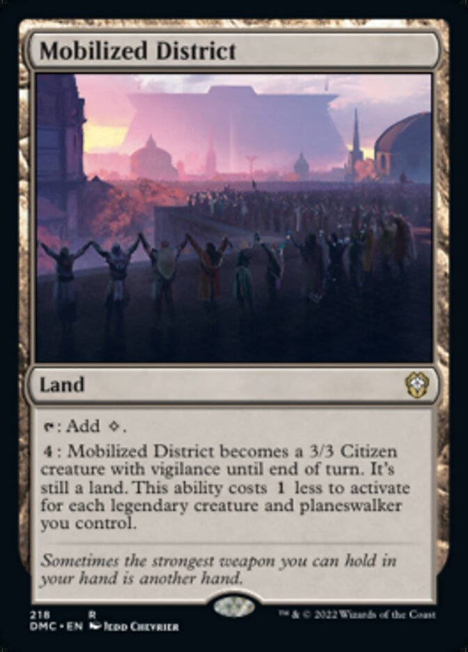 Distrito Movilizado [Comandante Unido Dominaria] 