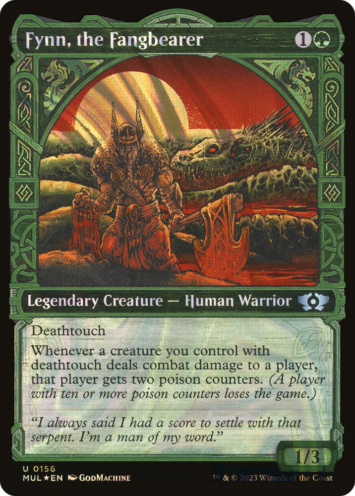 Fynn, el portador de colmillos (Halo Foil) [Multiverse Legends] 