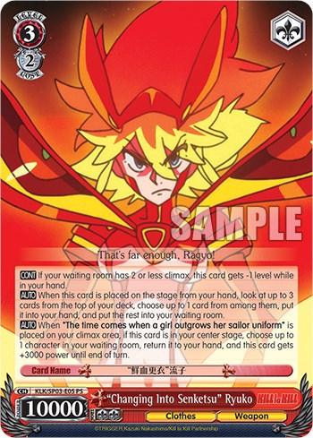 "Changing Into Senketsu" Ryuko [Kill La Kill Power Up Set] - Blue Jay's Cauldron
