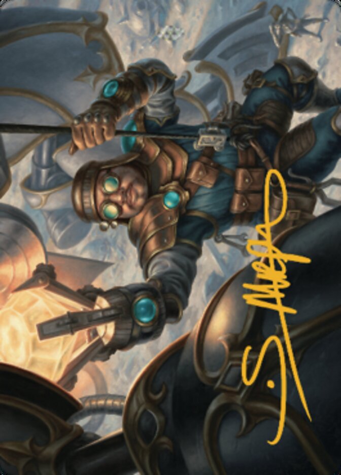 Tarjeta de arte de ingeniero Powerstone (firma estampada en oro) [Serie de arte de guerra de los hermanos] 