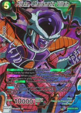 Freezer, villano carismático (SPR) (BT10-075) [Rise of the Unison Warrior] 