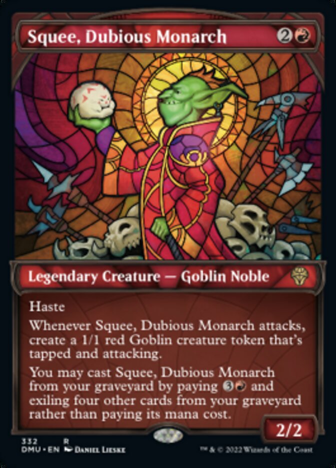 Squee, Dubious Monarch (Escaparate texturizado) [Dominaria United] 