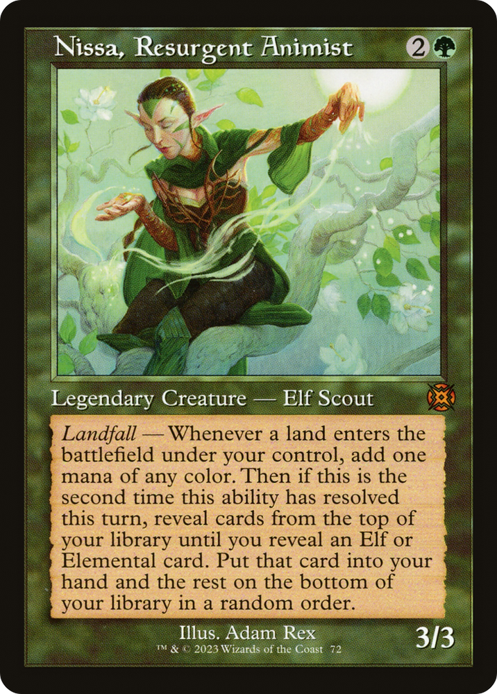 Nissa, animista resurgente (retro) [La marcha de la máquina: Las secuelas] 