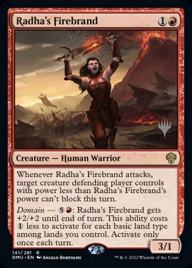 Radha's Firebrand (Paquete promocional) [Promociones de Dominaria United] 