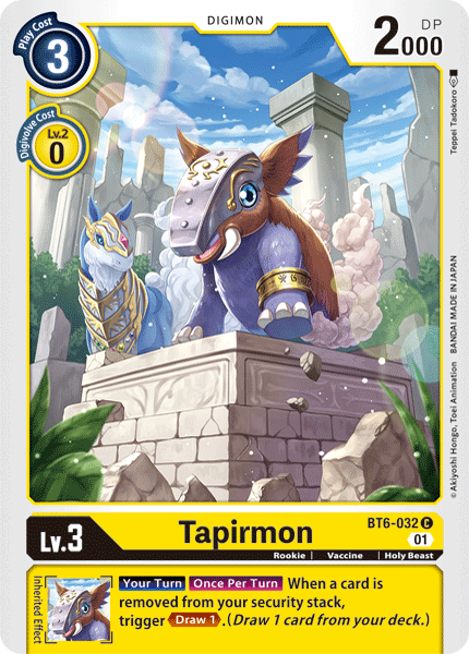 Tapirmon [BT6-032] [Doble Diamante] 