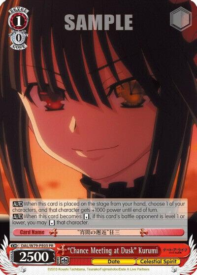 "Chance Meeting at Dusk" Kurumi (DAL/W79-PE03 PR) (Promo) [Date A Live] - Blue Jay's Cauldron