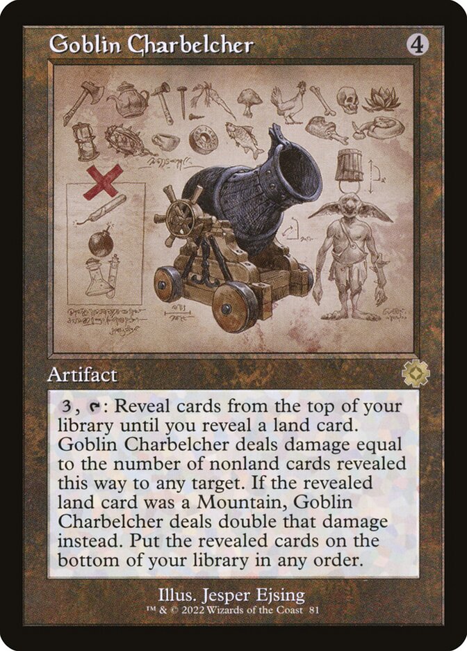Goblin Charbelcher (Esquema retro) [Artefactos retro de la guerra de los hermanos] 