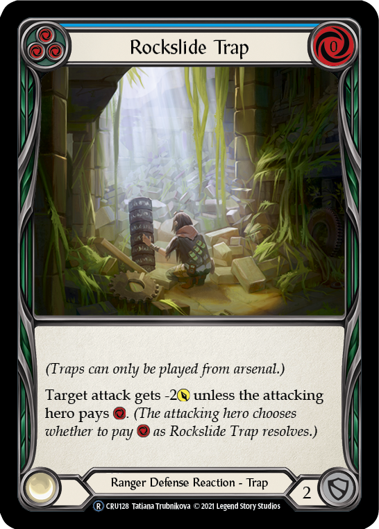 Trampa de deslizamiento de rocas [U-CRU128] (Crucible of War Unlimited) Ilimitado Normal 