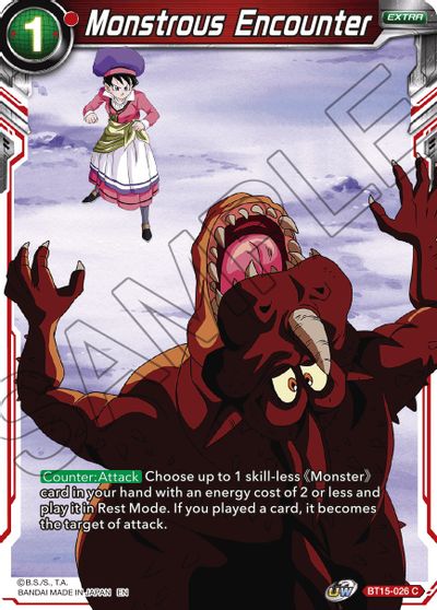 Encuentro monstruoso (BT15-026) [Enfrentamiento Saiyan] 