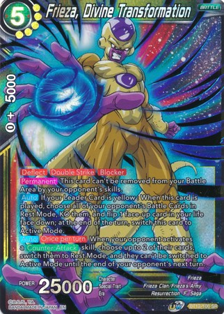 Frieza, Transformación Divina (BT12-100) [Rejuvenecimiento vicioso] 