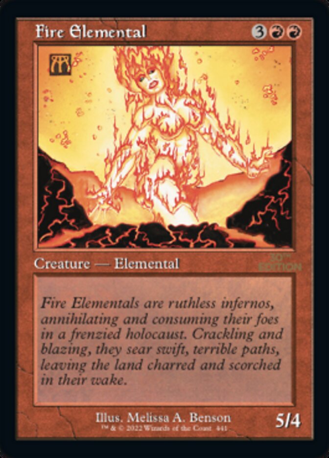 Elemental de fuego (Retro) [Edición del 30 aniversario] 