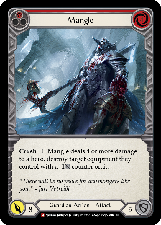 Mangle [CRU026] (Crucible of War) 1.ª edición Lámina arcoíris 