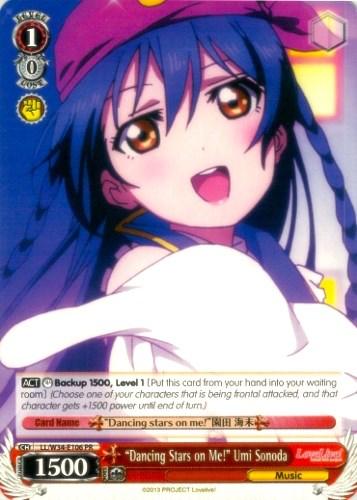 "Dancing Stars on Me!" Umi Sonoda (LL/W34-E106 PR) (Promo) [Love Live! Vol. 2] - Blue Jay's Cauldron