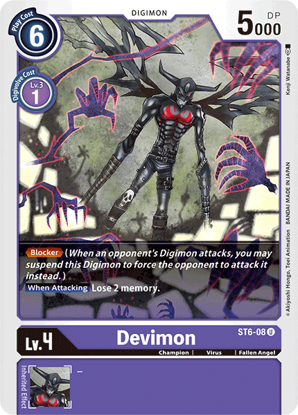Devimon [ST6-08] [Cubierta inicial: Violeta venenosa] 