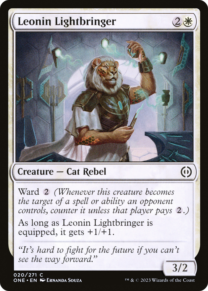 Leonin Lightbringer [Pyrexia: Todos serán uno] 