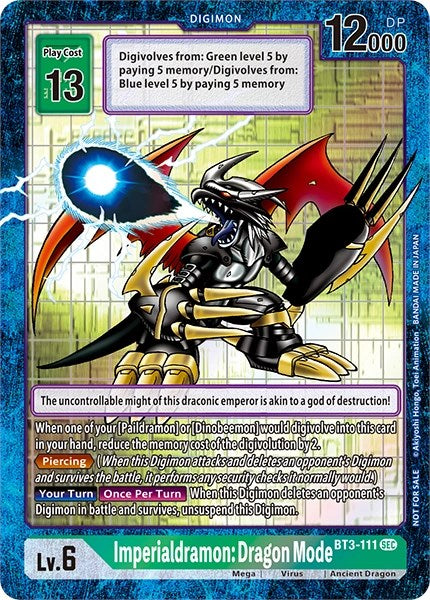 Modo Dragón Imperialdramon [BT3-111] [Tarjetas del paquete de revisión] 