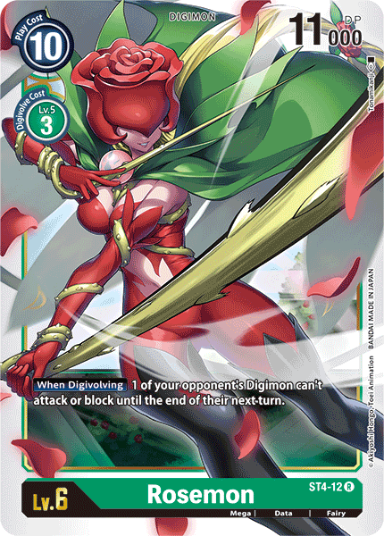 Rosemon [ST4-12] [Cubierta inicial: Giga Green] 