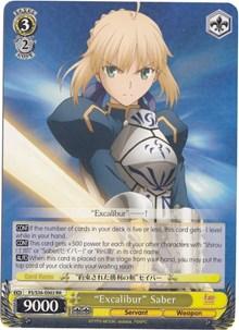 "Excalibur" Saber (FS/S36-E002 RR) [Fate/Stay Night [Unlimited Blade Works] Vol. II] - Blue Jay's Cauldron