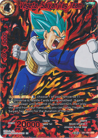 Vegeta, equipo de etiqueta Saiyan (DB1-094) [Dragon Brawl] 