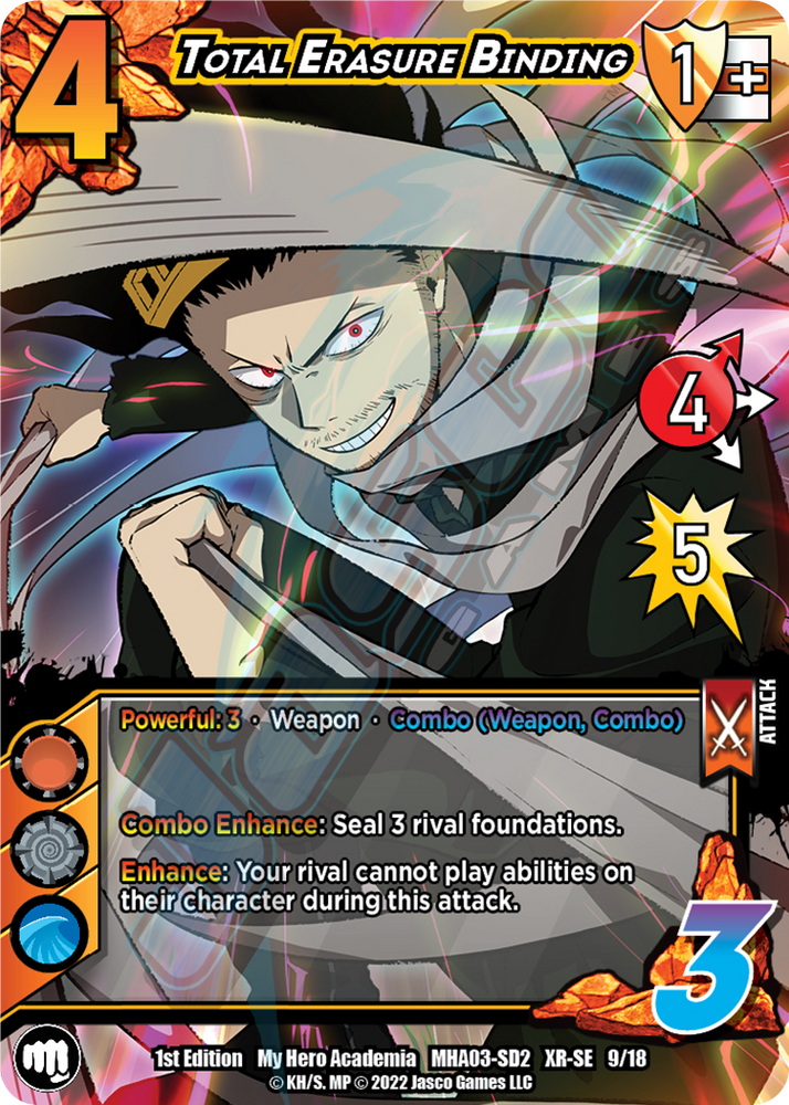 Encuadernación de borrado total [Eraser Head Clash Deck XR] 