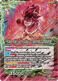 Son Goku // Kaio-Ken Son Goku, entrenamiento completo (BT7-050_PR) [Promociones de presentación de Assault of the Saiyans] 