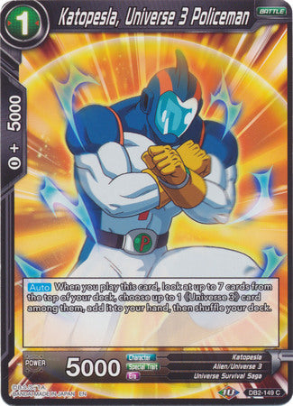 Katopesla, Policía del Universo 3 (DB2-149) [Divine Multiverse] 