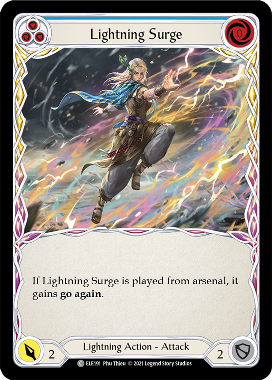 Lightning Surge (Azul) [ELE191] (Tales of Aria) 1.ª edición Normal 
